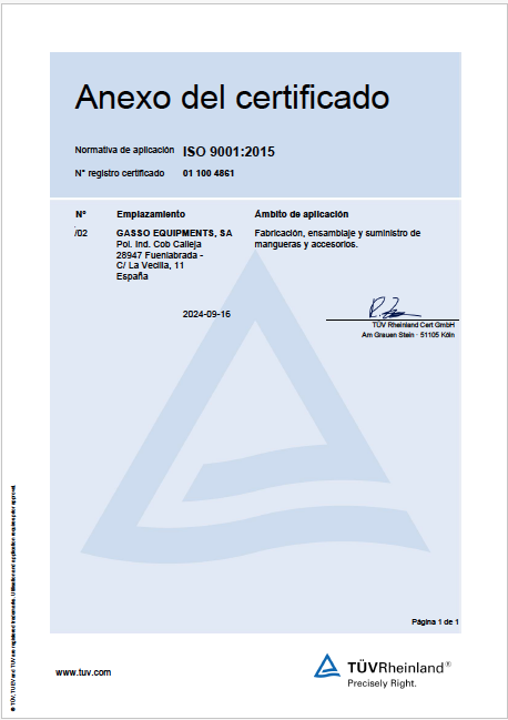 Certificado ISO 9001